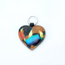 Leather Heart Keyrings - J D'Cruz