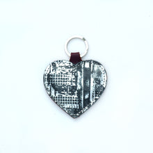 Leather Heart Keyrings - J D'Cruz