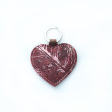 Leather Heart Keyrings - J D'Cruz