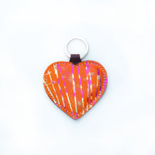 Leather Heart Keyrings - J D'Cruz