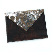 Large Leather Envelope Clutches - J D'Cruz