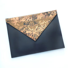 Large Leather Envelope Clutches - J D'Cruz