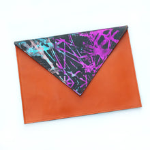 Large Leather Envelope Clutches - J D'Cruz
