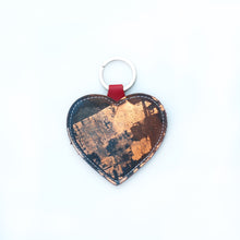 Leather Heart Keyrings - J D'Cruz