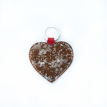 Leather Heart Keyrings - J D'Cruz