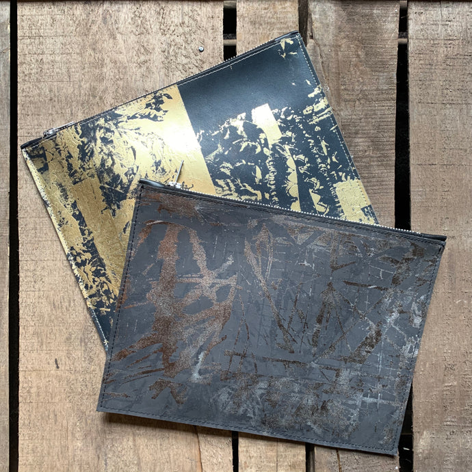 Chelsea Large Leather Clutches - J D'Cruz