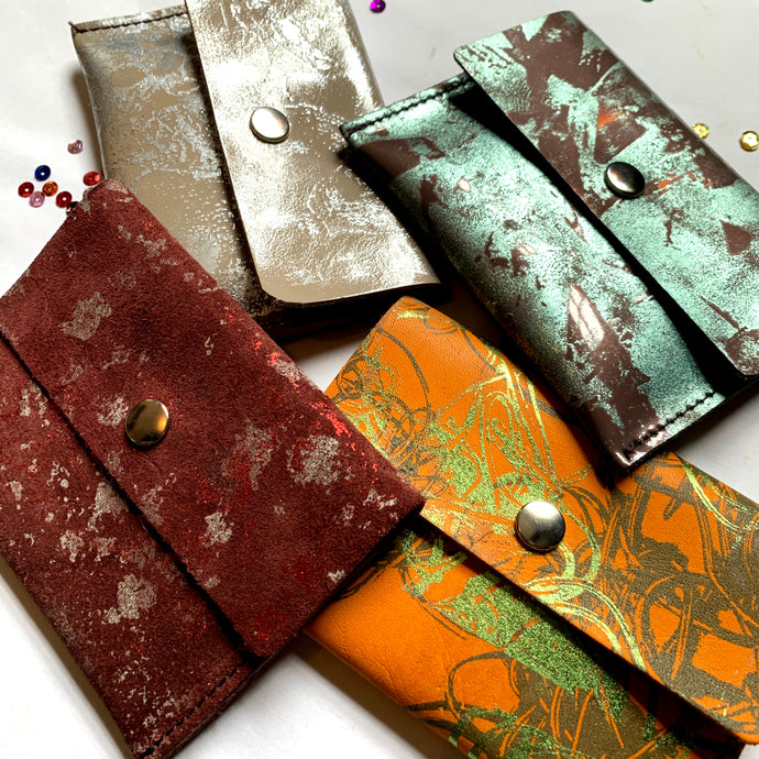 Putney Small Leather Coin Purses - J D'Cruz
