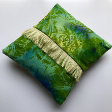Small Mid Fringe Gold Cushion - J D'Cruz
